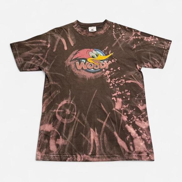 Freeze Other - Y2K Woody Woodpecker Freeze AOP Graphic T-Shirt Brown Medium